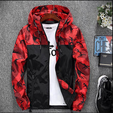 Load image into Gallery viewer, 2019 Men's wear casual  camouflage jacket. of Slim handsome spring autumn casual solid color large size baseball clothes
