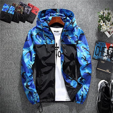 Load image into Gallery viewer, 2019 Men's wear casual  camouflage jacket. of Slim handsome spring autumn casual solid color large size baseball clothes