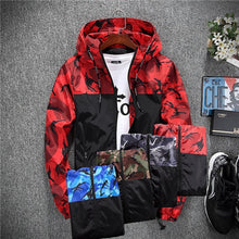 Load image into Gallery viewer, 2019 Men's wear casual  camouflage jacket. of Slim handsome spring autumn casual solid color large size baseball clothes