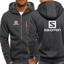 Load image into Gallery viewer, New Autumn Winter Brand fashion hoodies men Hooded Sweatshirts Salomon Printed Long sleeve Casual Coat Cardigan Jacket