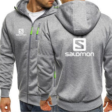 Load image into Gallery viewer, New Autumn Winter Brand fashion hoodies men Hooded Sweatshirts Salomon Printed Long sleeve Casual Coat Cardigan Jacket