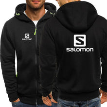 Load image into Gallery viewer, New Autumn Winter Brand fashion hoodies men Hooded Sweatshirts Salomon Printed Long sleeve Casual Coat Cardigan Jacket