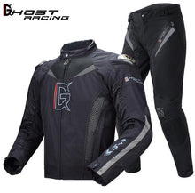 Load image into Gallery viewer, GHOST RACING Autumn Winter Motorcycle Jacket Men Waterproof Windproof Moto Jacket Riding Racing Motorbike Clothing Protective