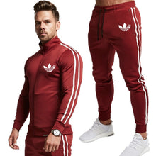 Load image into Gallery viewer, New Brand Clothing Men's  Pullovers Sweater Cotton Men Tracksuits Hoodie Two Pieces + Pants Sports Shirts Fall Winter Track suit