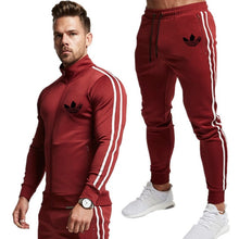 Load image into Gallery viewer, New Brand Clothing Men's  Pullovers Sweater Cotton Men Tracksuits Hoodie Two Pieces + Pants Sports Shirts Fall Winter Track suit