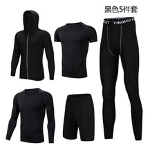 Load image into Gallery viewer, Men New Autumn And Winter Sportswear Fitness Suit Men's Outdoor Running Fitness Clothing Basketball Training Sportswear