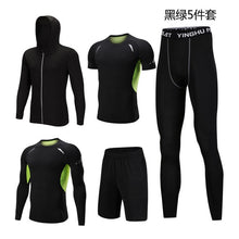 Load image into Gallery viewer, Men New Autumn And Winter Sportswear Fitness Suit Men's Outdoor Running Fitness Clothing Basketball Training Sportswear