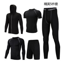 Load image into Gallery viewer, Men New Autumn And Winter Sportswear Fitness Suit Men's Outdoor Running Fitness Clothing Basketball Training Sportswear