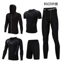 Load image into Gallery viewer, Men New Autumn And Winter Sportswear Fitness Suit Men's Outdoor Running Fitness Clothing Basketball Training Sportswear