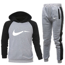 Load image into Gallery viewer, New Brand Clothing Men's Casual Sweatshirts Pullover LOGO Men tracksuit Hoodies Two Piece+Pants Sport Shirts Autumn Winter Set