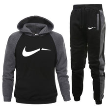 Load image into Gallery viewer, New Brand Clothing Men's Casual Sweatshirts Pullover LOGO Men tracksuit Hoodies Two Piece+Pants Sport Shirts Autumn Winter Set
