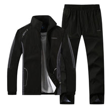 Load image into Gallery viewer, New Men's Set Spring Autumn Men Sportswear 2 Piece Set Sporting Suit Jacket+Pant Sweatsuit Men Clothing Tracksuit Set Outwear