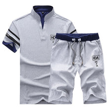 Load image into Gallery viewer, New Men's Set Spring Autumn Men Sportswear 2 Piece Set Sporting Suit Jacket+Pant Sweatsuit Men Clothing Tracksuit Set Outwear