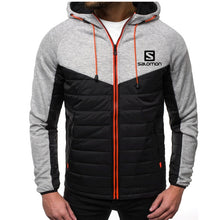Load image into Gallery viewer, 2019 New Fashion Hoody Spliced Jacket Salomon Printed Men Hoodies Sweatshirts Casual Coat Hooded Cardigan Plus Fleece Clothes