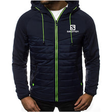 Load image into Gallery viewer, 2019 New Fashion Hoody Spliced Jacket Salomon Printed Men Hoodies Sweatshirts Casual Coat Hooded Cardigan Plus Fleece Clothes