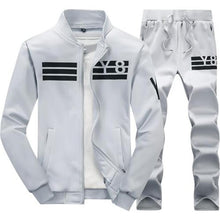 Load image into Gallery viewer, Brand Men Sets Fashion Autumn Spring Sporting Suit Sweatshirt+Sweatpant Tracksuit Men's Sportswear Zipper Clothing 2 Pieces Sets