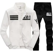 Load image into Gallery viewer, Brand Men Sets Fashion Autumn Spring Sporting Suit Sweatshirt+Sweatpant Tracksuit Men's Sportswear Zipper Clothing 2 Pieces Sets