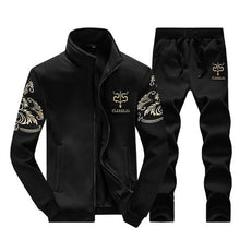 Load image into Gallery viewer, Brand Men Sets Fashion Autumn Spring Sporting Suit Sweatshirt+Sweatpant Tracksuit Men's Sportswear Zipper Clothing 2 Pieces Sets