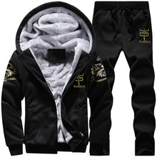 Load image into Gallery viewer, Men's large size M-9XL New Men's  Sets Autumn Sports Suit Sweatshirt + Track Pants Clothing For Men 2 pieces Sets Slim Outerwear
