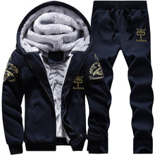 Load image into Gallery viewer, Men's large size M-9XL New Men's  Sets Autumn Sports Suit Sweatshirt + Track Pants Clothing For Men 2 pieces Sets Slim Outerwear